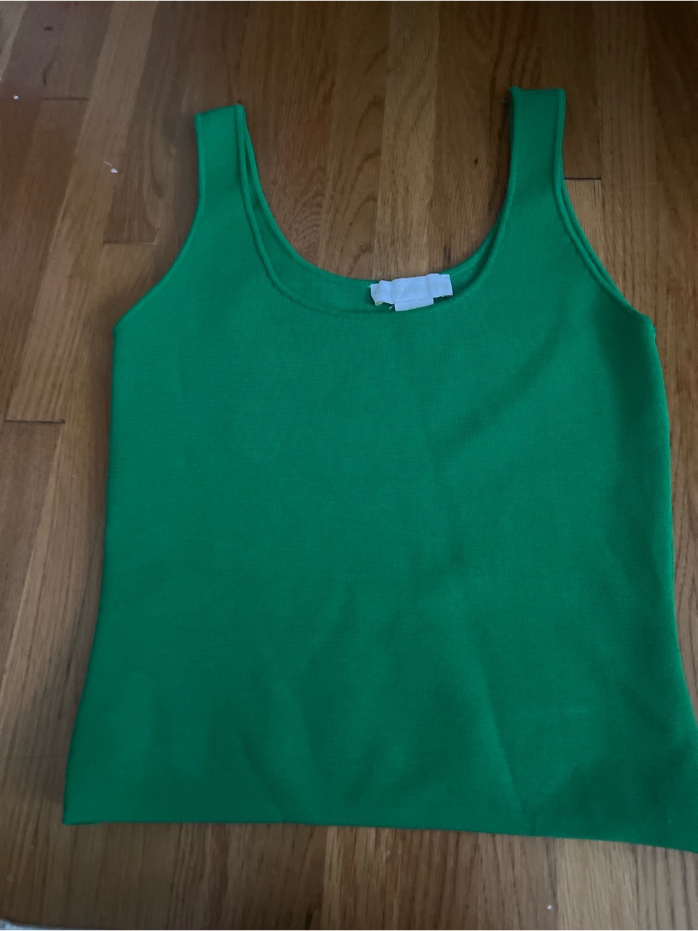 House of Harlow 1960 Bright Green Scoop Neck Tank
